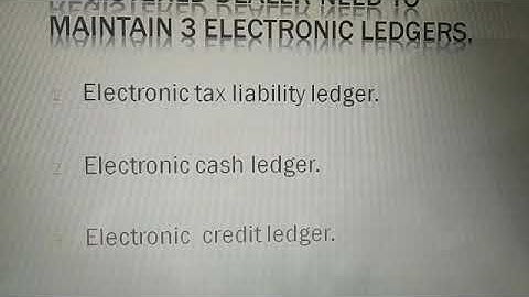 GST payment process lecture 1