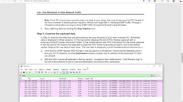 3.7.10 - lab - use wireshark to view network traffic