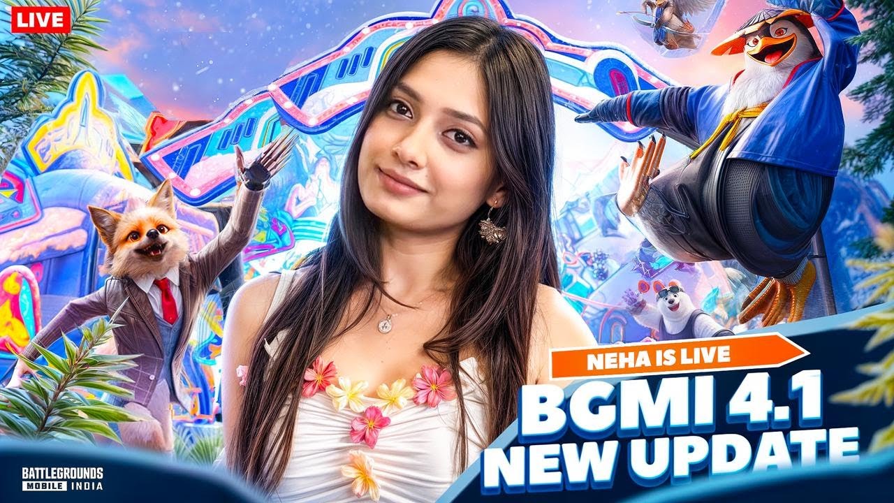 NEW SEASON CONQUEROR RANK PUSH DAY 1🔥 | BGMI LIVE W NEHA💖 