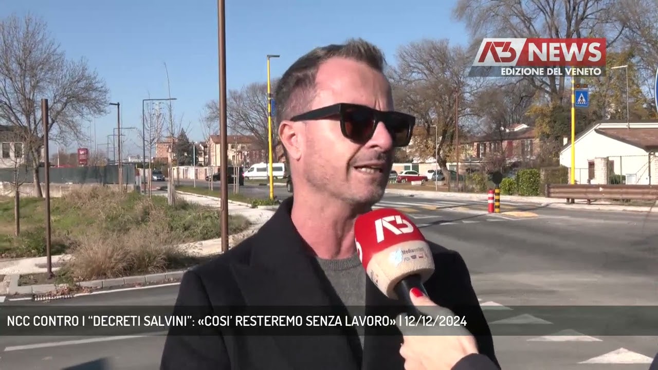 NCC CONTRO I “DECRETI SALVINI”: «COSI’ RESTEREMO SENZA LAVORO» | 12/12/2024