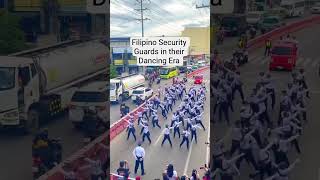 Filipino Security Guards Street Dancing