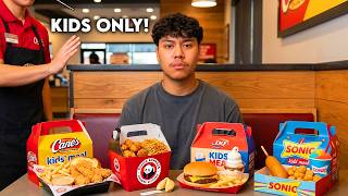 I Tried Every Fast Food Kids Menu
