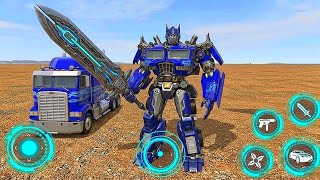 Futuristic Optimus Transformers: Truck Robot City Battle 2026 - Android Gameplay screenshot 3