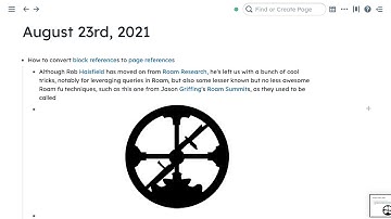 How to convert block references to page references in Roam Research