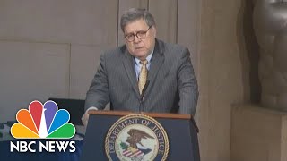 AG Barr’s Comments About Policing And Respect Draw Criticism | NBC News