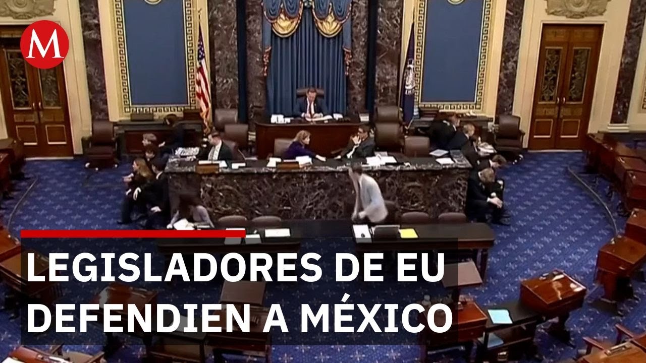 Legisladores demócratas frenan discurso bélico de Trump y defienden a México en Washington