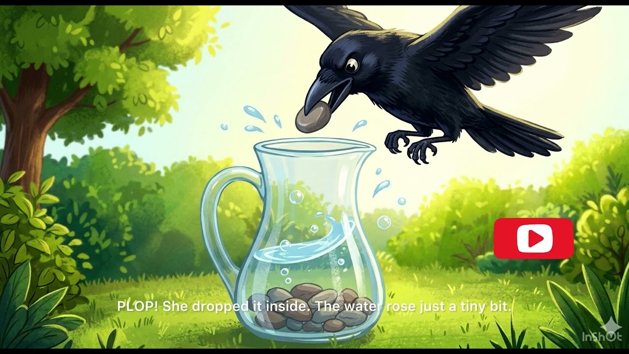 Learn English with Stories: The Crow and the Pitcher 📚 - YouTube