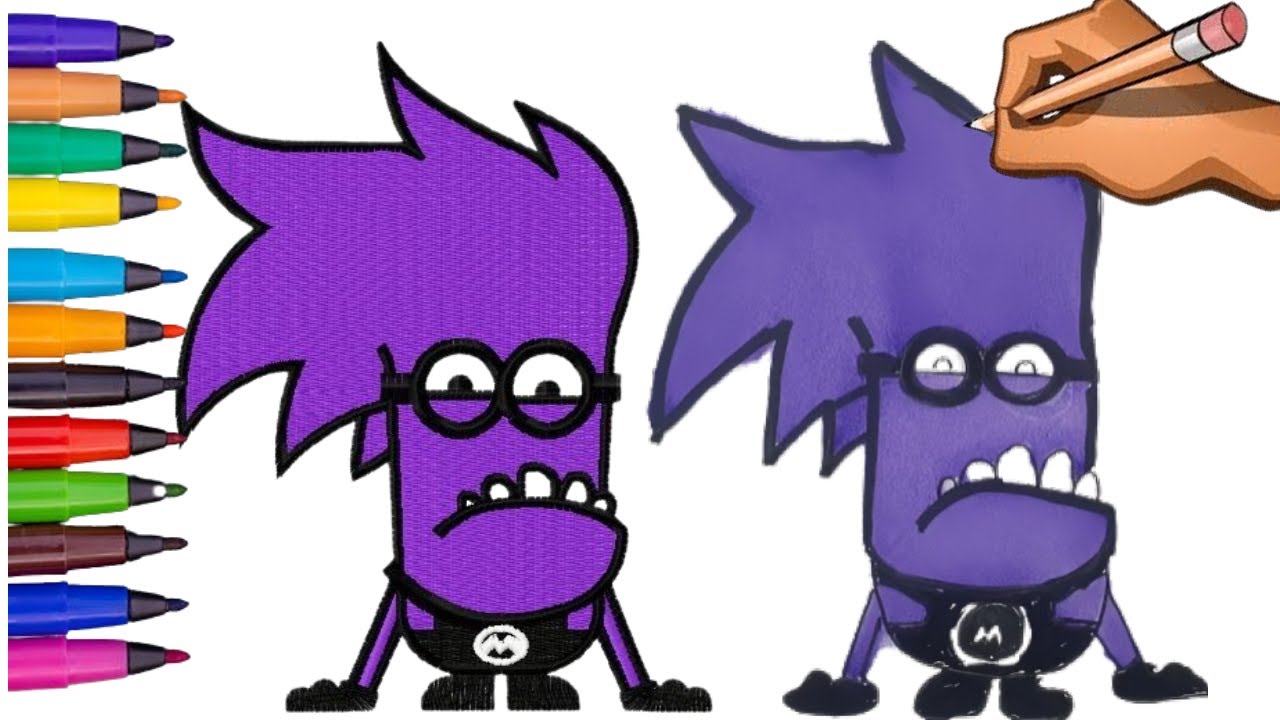 How To Draw Mega Minion Easy||Learn to Draw