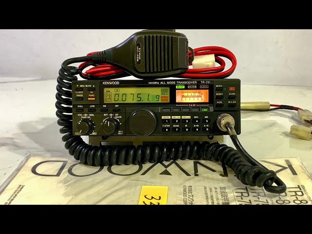 ✨Kenwood TR-751D VHF 35W + DC + Mic Open✨ - YouTube