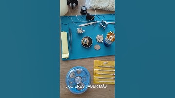 Estas son las herramientas esenciales para empezar en relojería.
