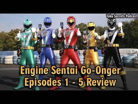 Engine Sentai Go-Onger Episodes 1 - 5 Review - YouTube