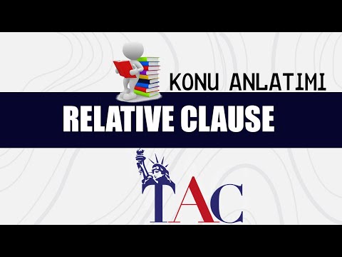 17. DERS - RELATIVE CLAUSE KONU ANLATIM