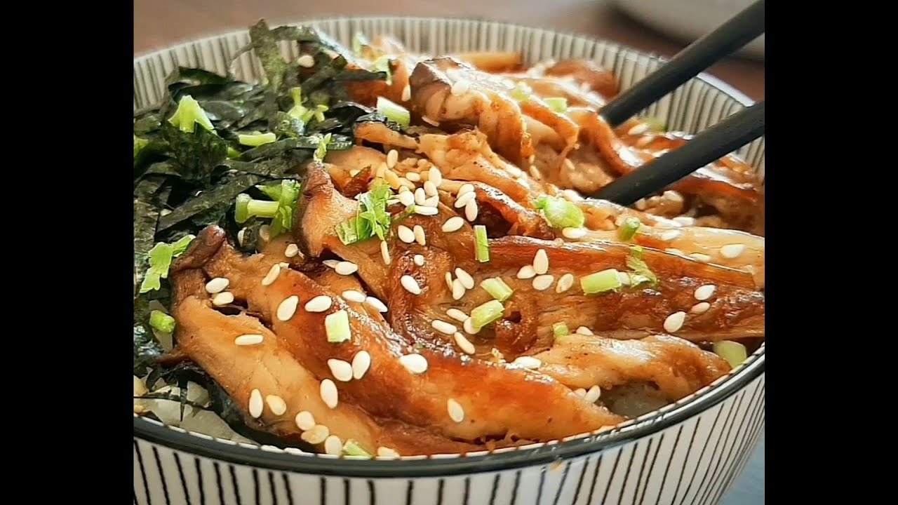 【1分鐘學素菜】鮮嫩美味 純素燒肉丼飯 Vegan Yakiniku Donburi ビーガン焼肉どんぶり - YouTube