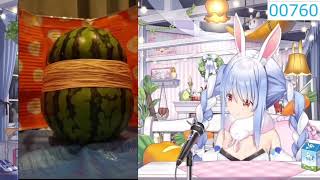 Pekora’s melon explodes with classical music