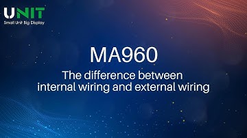 MA960 Series LED Display: Difference Between Internal and External Wiring