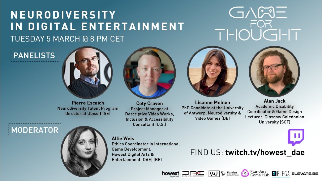 Game for Thought: Neurodiversity in Digital Entertainment