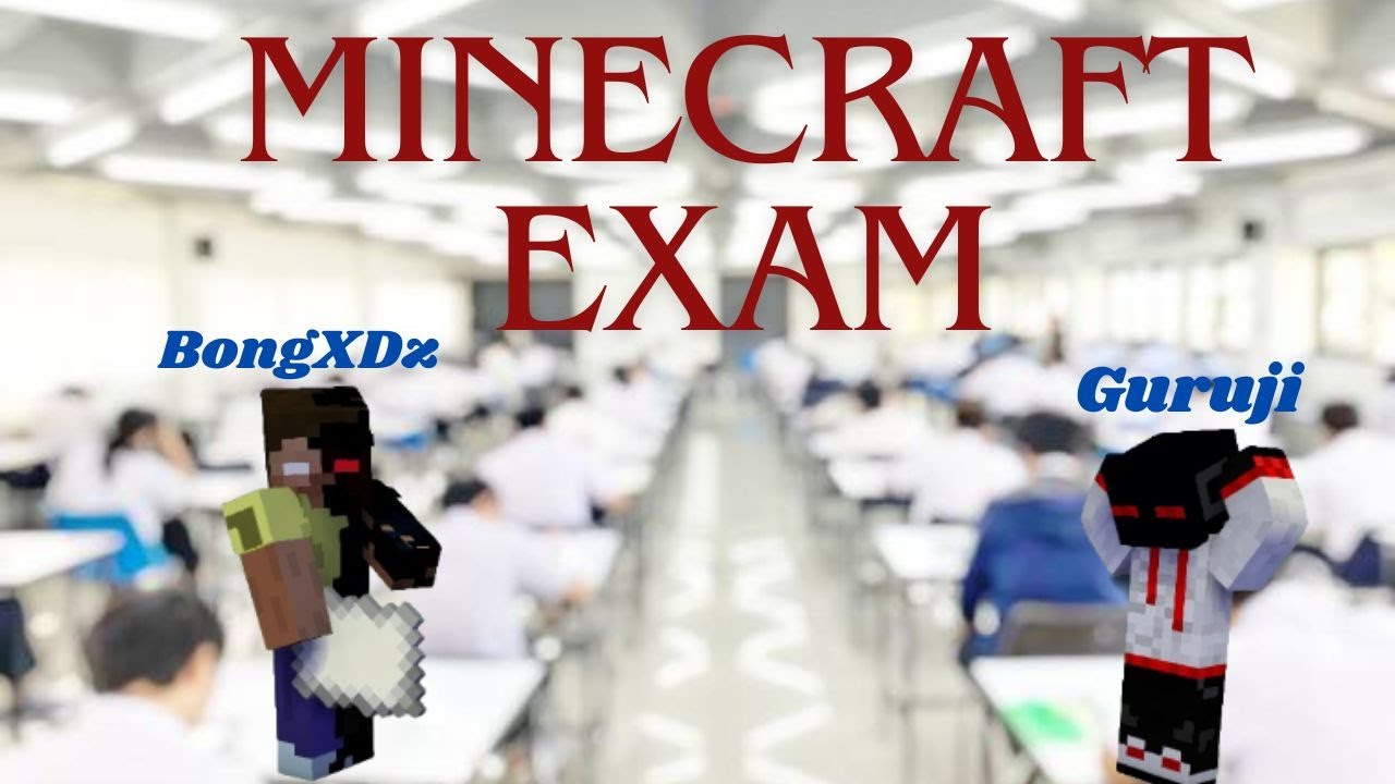 Minecraft Examination Exam in Minecraft? | Minecraft trivia Map explored | road to 1k Subs ...