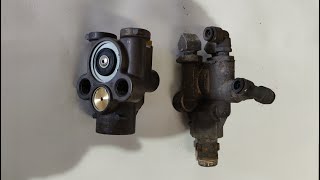 Air brake doesn't work / Bad parking brake valve