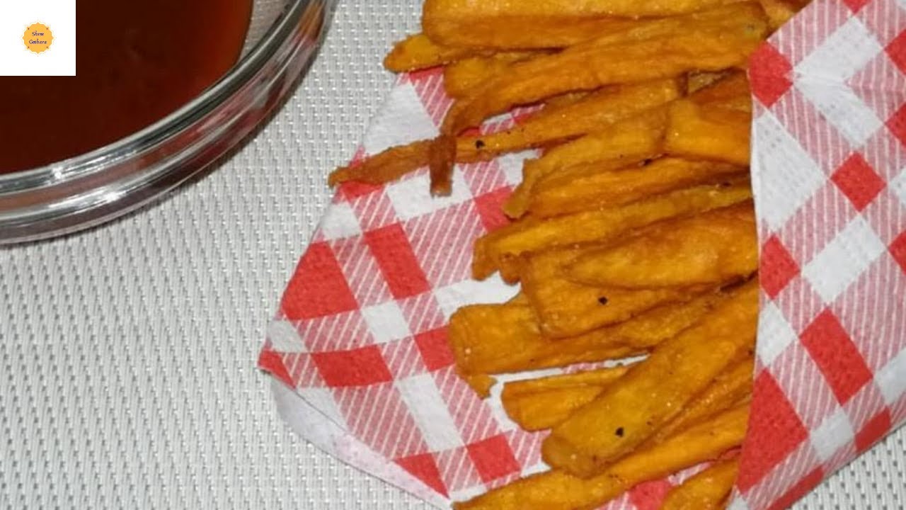 Homemade Delicious Crispy Sweet Potato Fries - YouTube