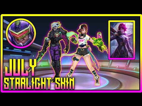 Starlight Skin In July Wan Wan Hayabusa Etc In Mobile Legends Youtube