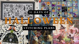 Flosstube Extra: ‘31 Days of Halloween’ Stitching Plans