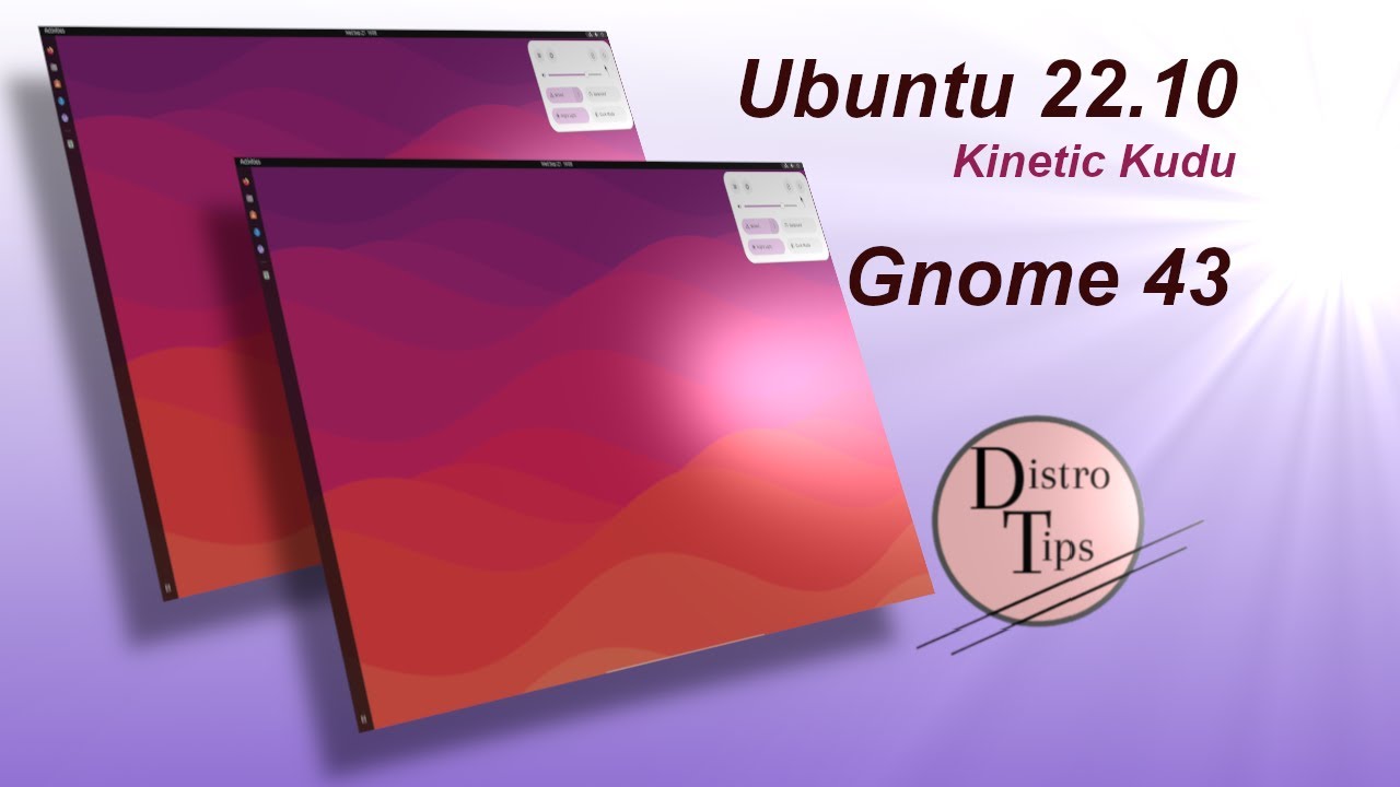 UBUNTU 22.10 kudu.GNOME43 rc.Ubuntu is alive and beautiful