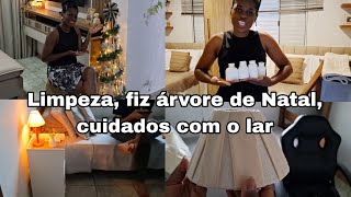 Fiz uma árvore de Natal |  Limpamos tudo| Vasos novos| Cúpula restaurada| #cuidadoscomolar 