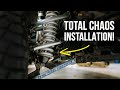Total chaos long travel install on our toyota pickup
