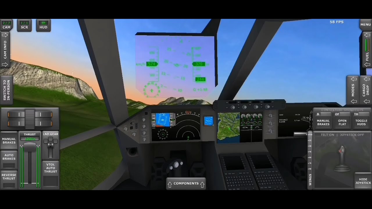 Testing Turboprop Flight Simulator.    (Watch till end) 