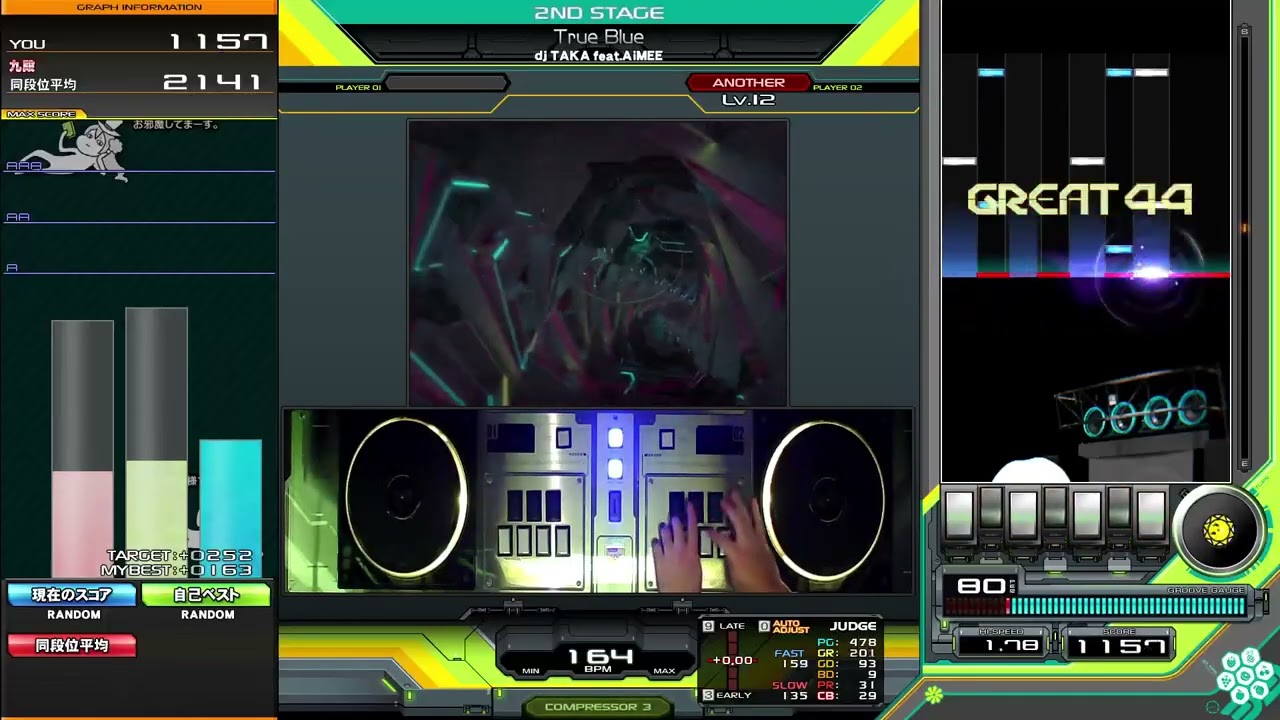 beatmania IIDX】True Blue / dj TAKA feat.AiMEE - YouTube