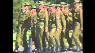 21 and 24 Platoon March Out Parade 1990