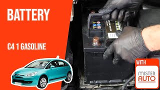 How to replace the car battery C4 mk1 1.4 16V 🔋