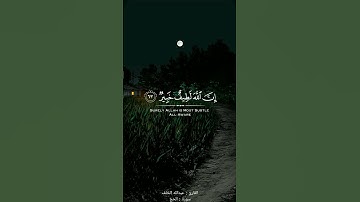ألم تر أن الله انزل من السماء ماء فتصبح الارض مخضرة | القارئ : عبدالله الخلف |