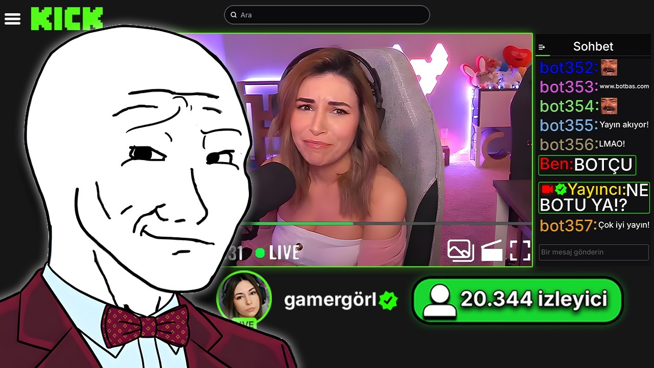 BOT BASAN YAYINCILARI TROLLEDİM!