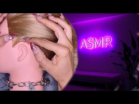 ASMR | ASMR Sleep & Hair Play ASMR & Hairline Scratching💤