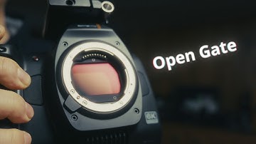 오픈 게이트와 아나모픽 렌즈