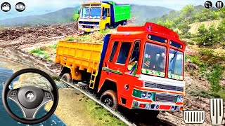 Uphill Indian Cargo Truck Simulator - Off-road Indian truck driving android gameplay screenshot 4