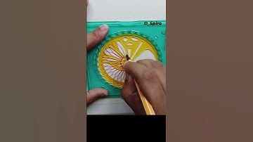 Simple Spirograph design Satisfying ASMR Video #shorts #ytshorts #viral