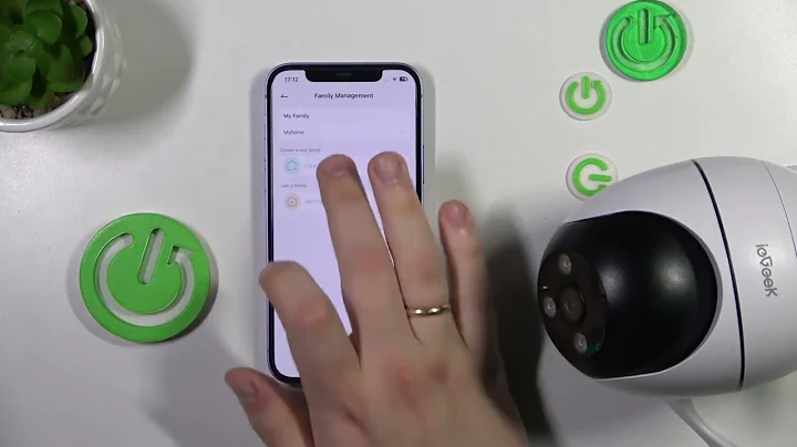 How to Create Family/Home in ieGeek Cam App // ieGeek ZS-GQ2