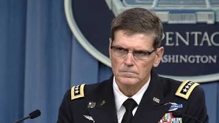 US Centcom Commander. Press Briefing. Aug 30, 2016. The Pentagon. Washington.