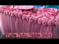 Tulle Tutu Table Skirting