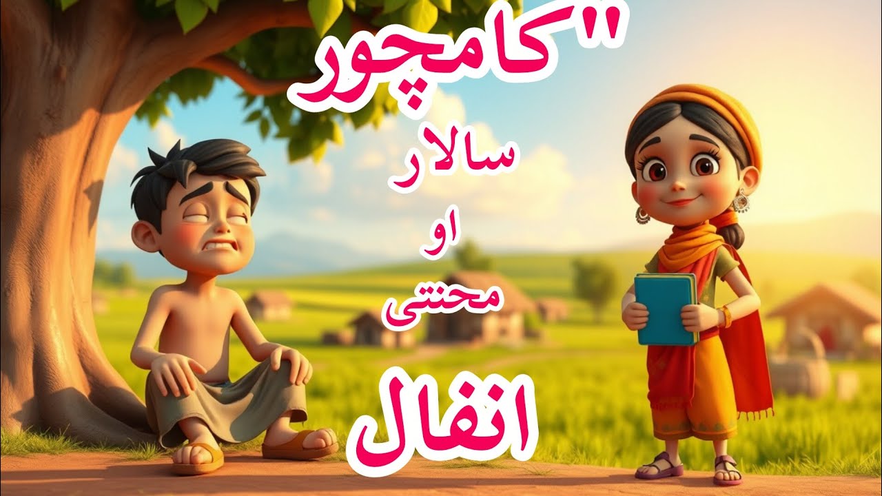 Kaamchora salar o mehnati Anfal|کامچور سالار او محنتی انفال |pushto cartoon|