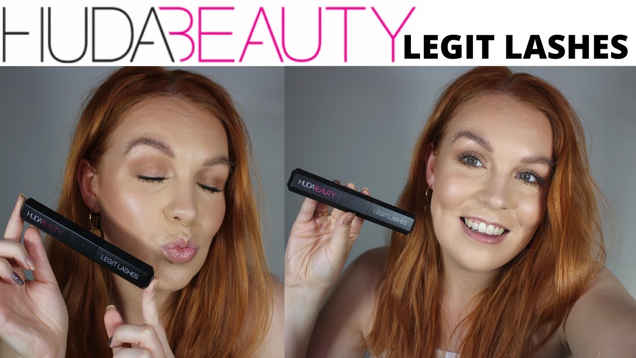 NEW HUDA BEAUTY LEGIT LASHES MASCARA - YouTube