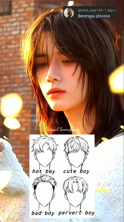 Beomgyu in different hairstyle✨️ #txt #beomgyu #shorts #kpop