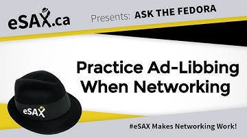 Ad-Libbing WILL Help You Network Better via Ask The Fedora with Jarrod Goldsmith