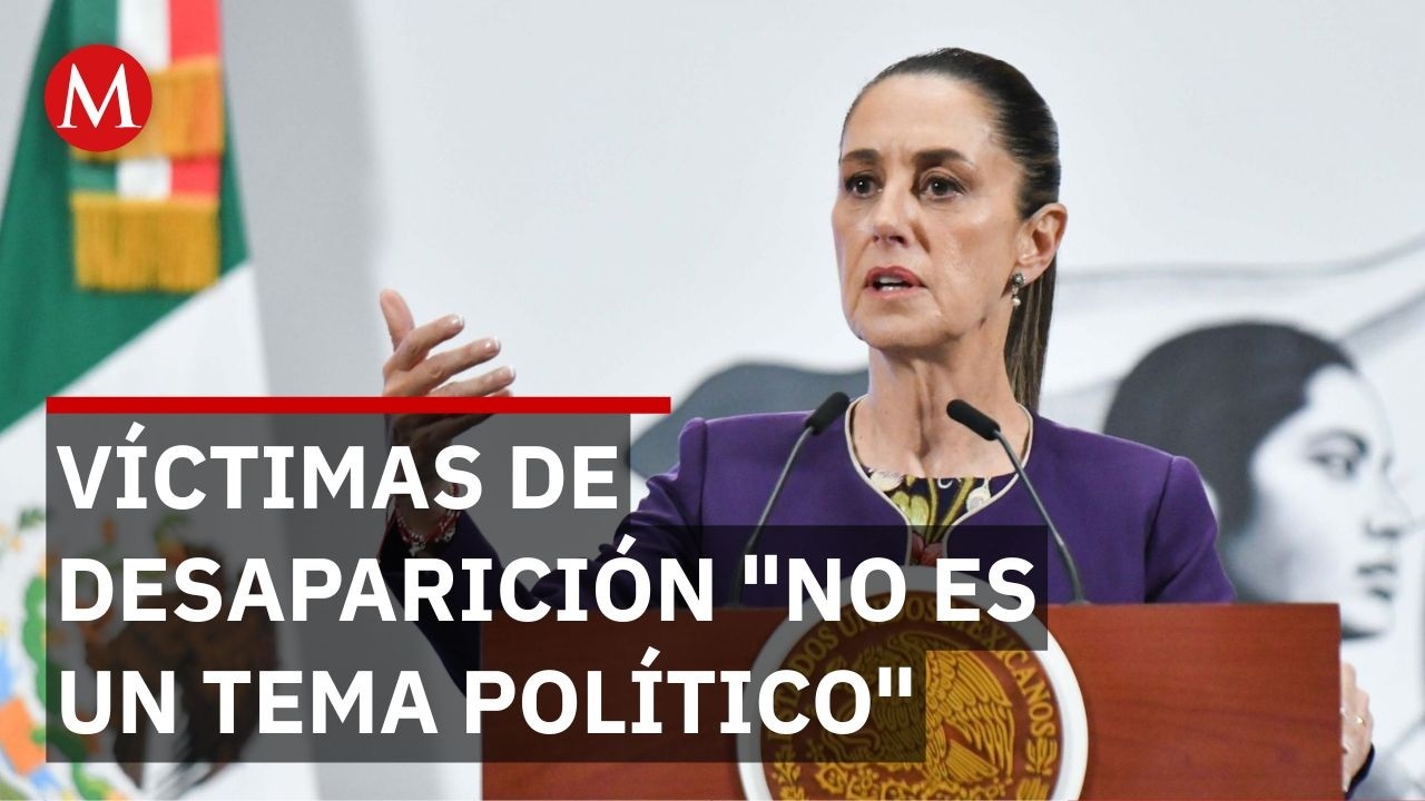 Sheinbaum destaca coincidencias con la ONU sobre víctimas de desapariciones