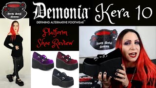 DEMONIA KERA 10 PLATFORM SHOE REVIEW