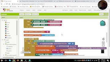 Creacion Aplicacion MIT Inventor Invernadero Inteligente