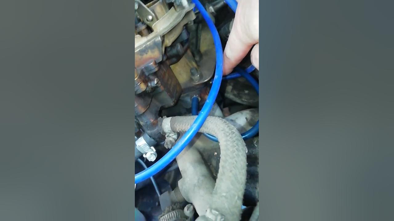 Газель ДВС ЗМЗ 406 Карбюратор К151Д порядок соединения трубок - YouTube