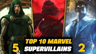 Top 10 Most Powerful Supervillains in the Marvel Universe | SUPERHERO STUD10S